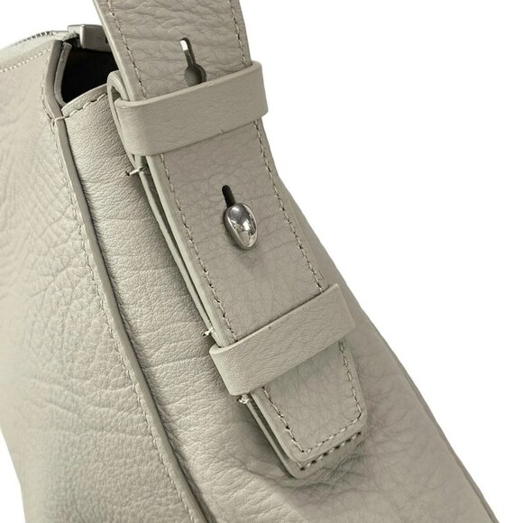 Auth Burberry - Light gray Leather Shoulder Bag - Picture 10 of 16